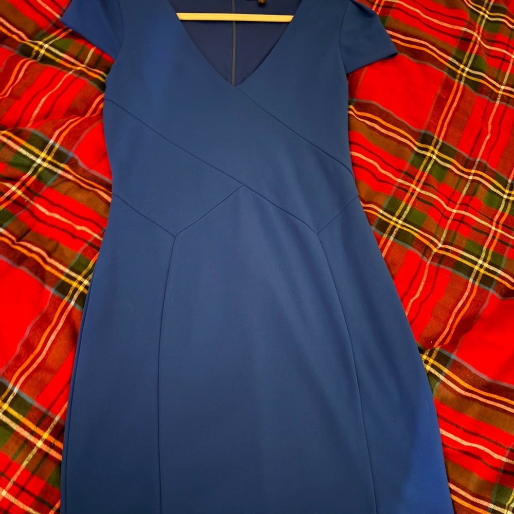 Express Royal Blue Midi Dress
